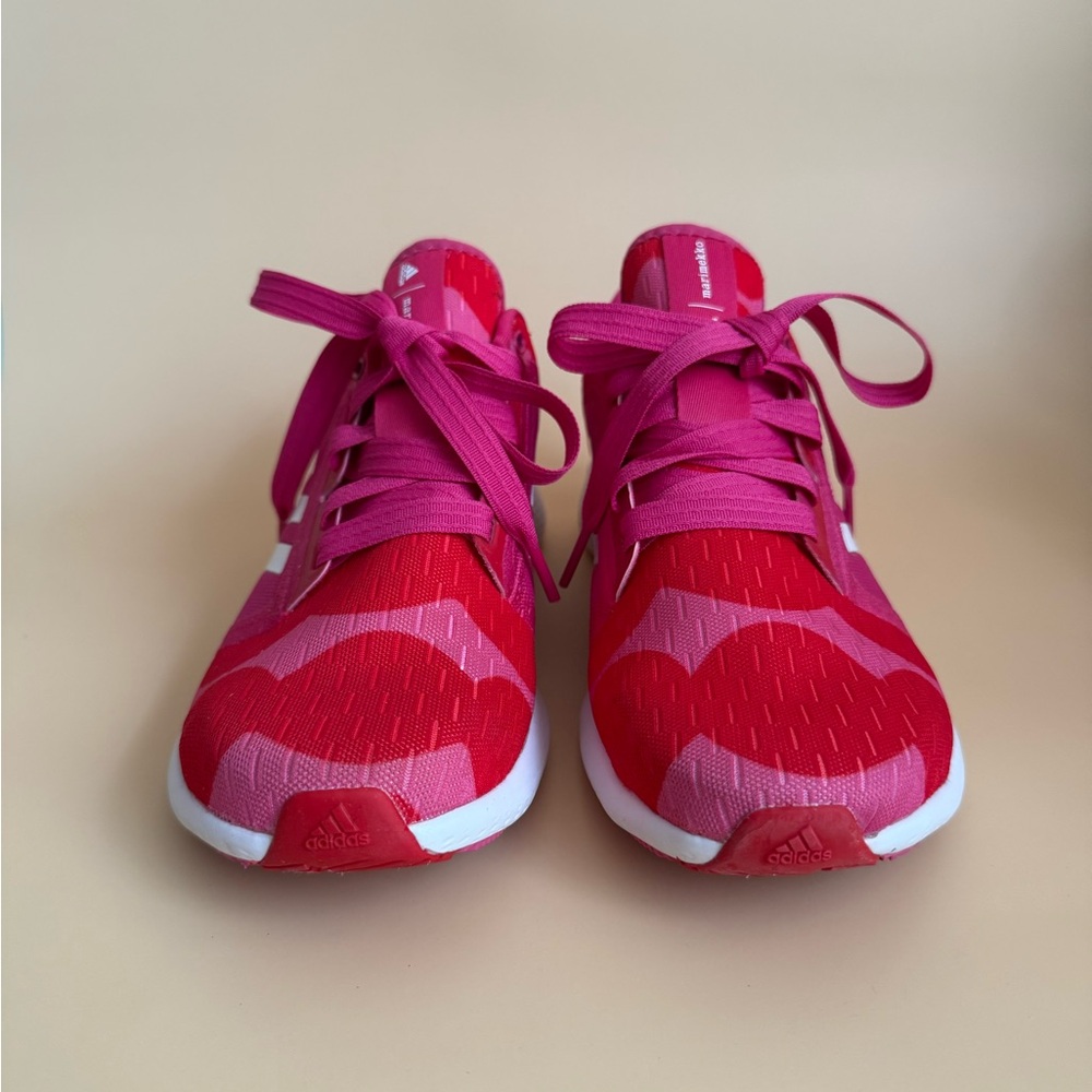 Adidas Marimekko - Edge Lux - Primegreen - Women's  Fuchsia and Red Sneakers - Picture 2 of 10